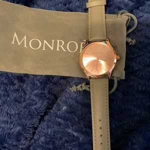 Beautiful sunburst soleerose Monroe watch